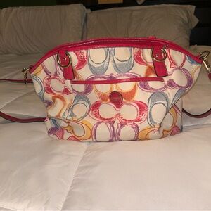 Coach Signature Scribble Carryall Bag